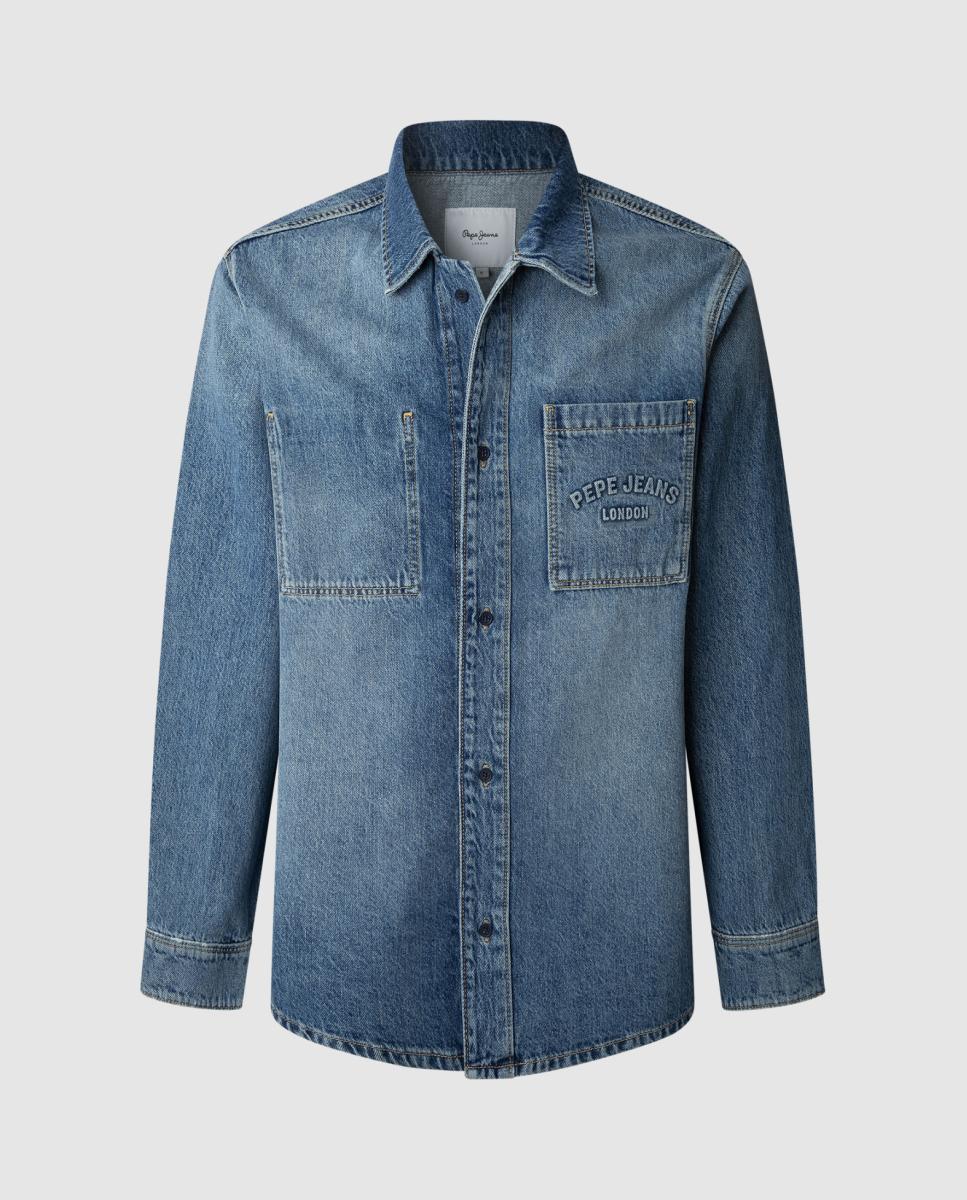 Imagen 0 de Camisa de hombre vaquera fit regular