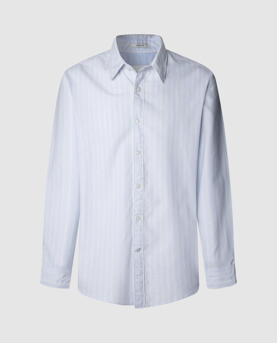 Imagen 0 de Camisa de hombre oxford rayas fit regular
