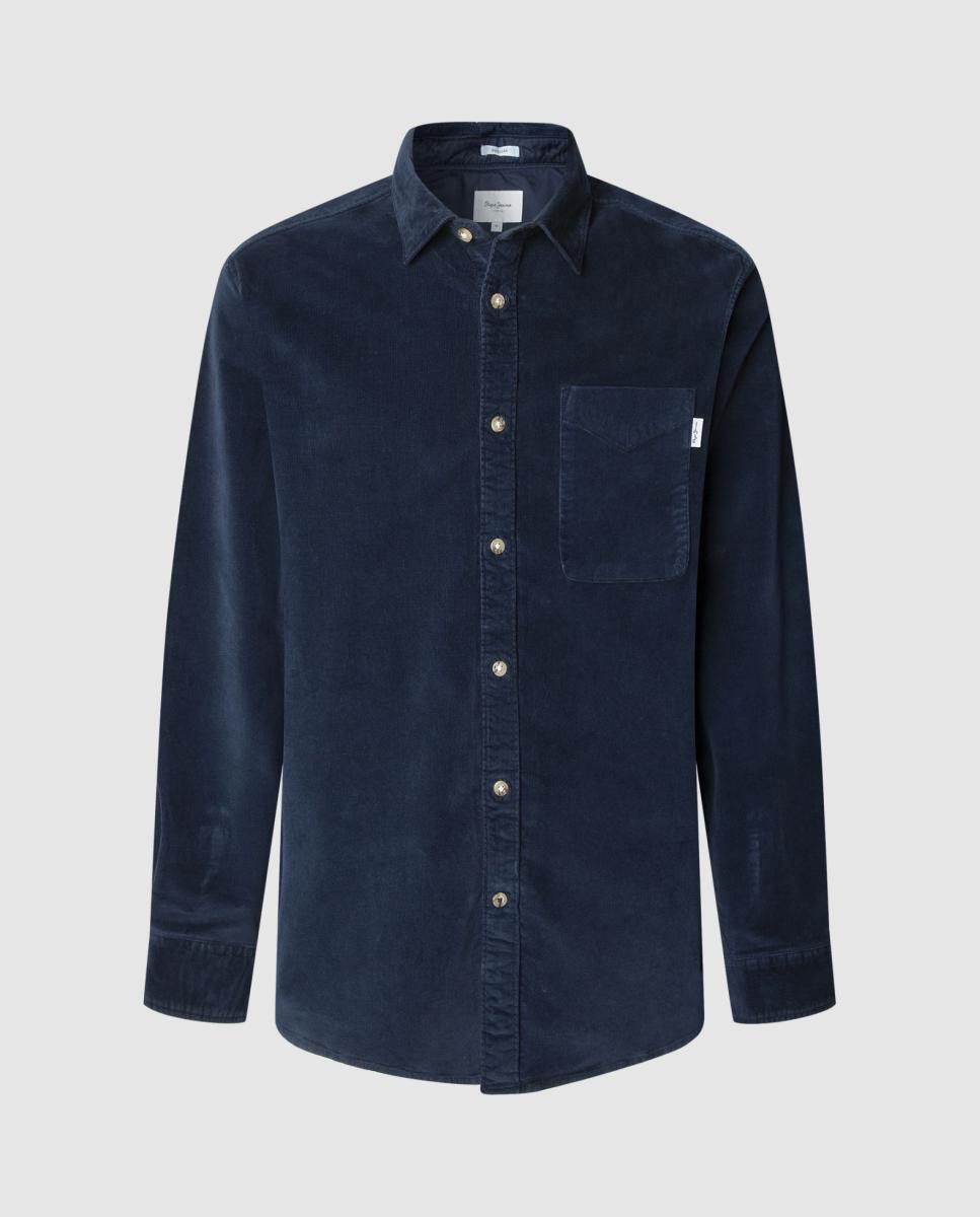 Imagen 0 de Camisa de hombre pana fit regular