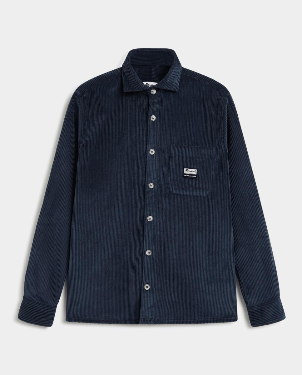 Imagen 0 de Sobrecamisa de hombre de pana y bolsillo frontal