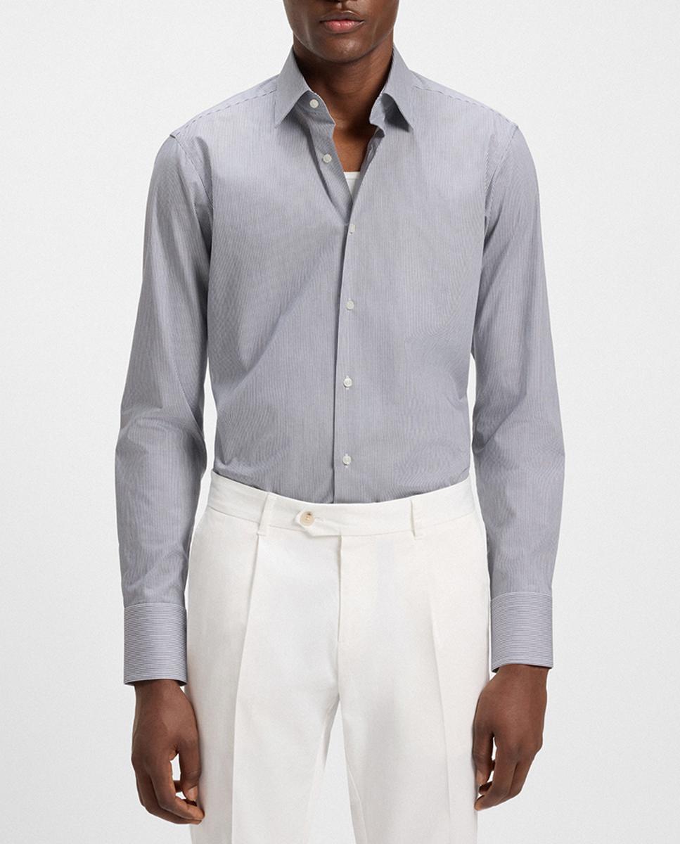 Imagen 0 de Camisa manga larga de hombre cuello kent tallas grandes