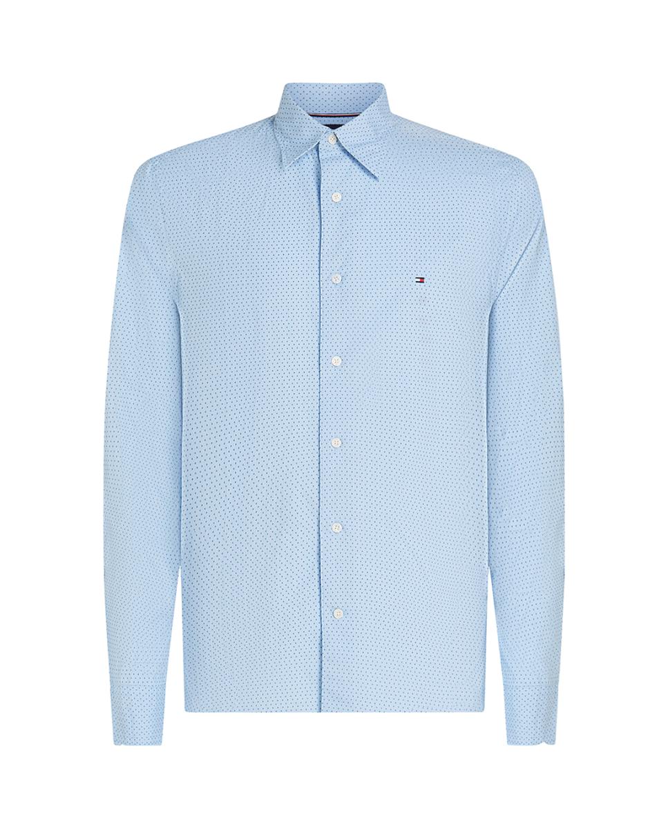 Imagen 0 de Camisa de hombre estampada de popelín tallas grandes