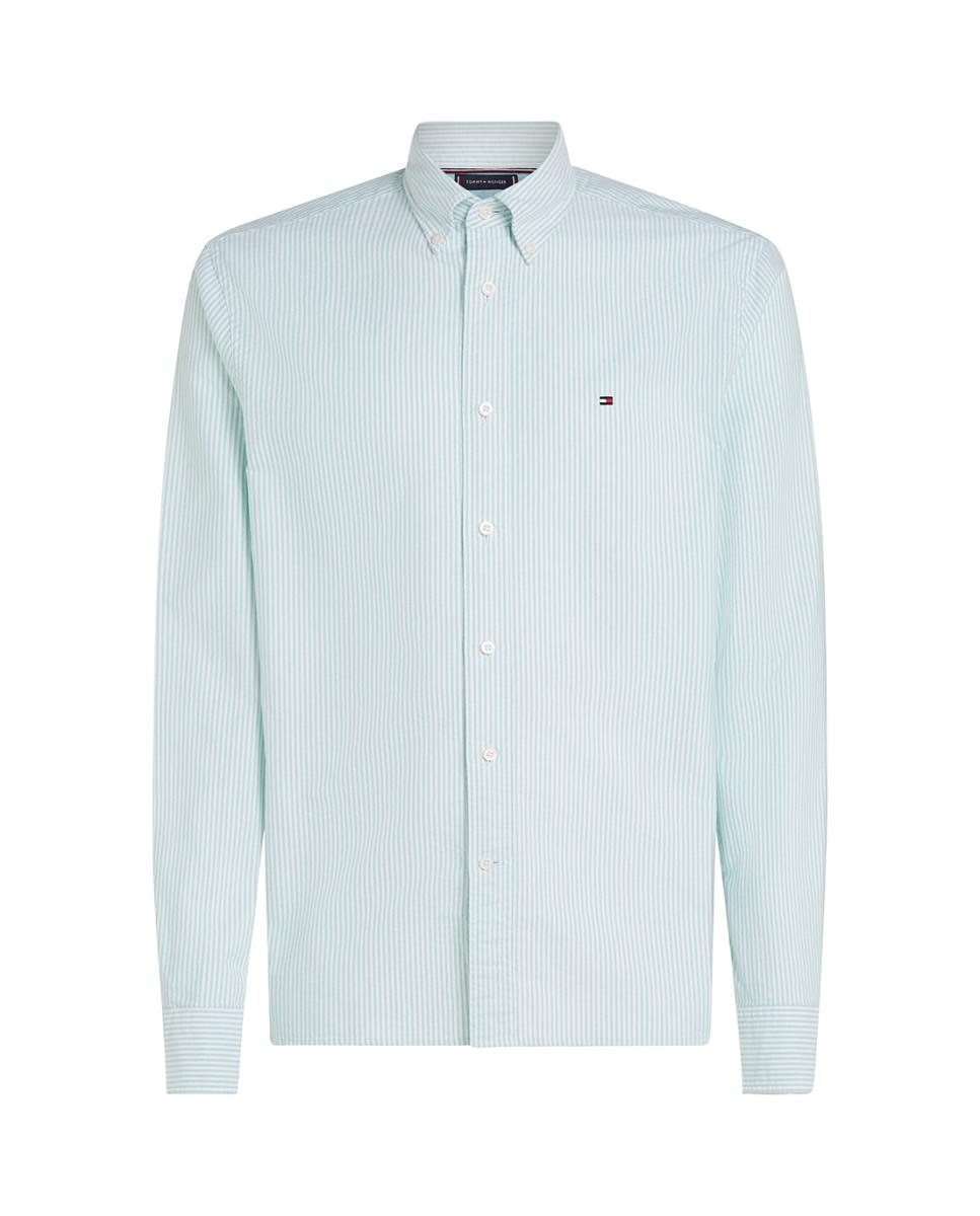 Imagen 0 de Camisa de hombre tipo Oxford estampada tallas grandes