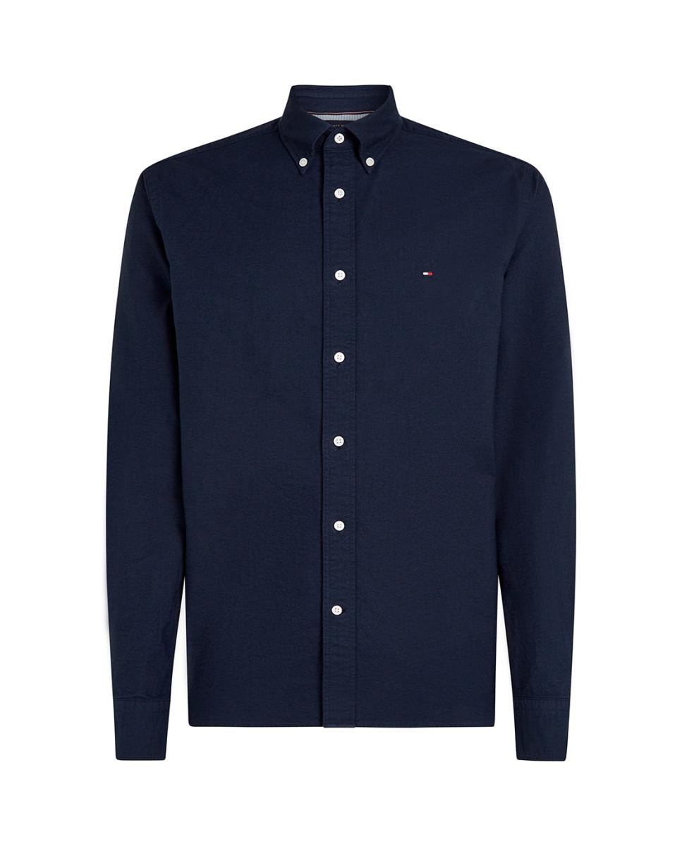 Imagen 0 de Camisa de hombre en oxford liso tallas grandes