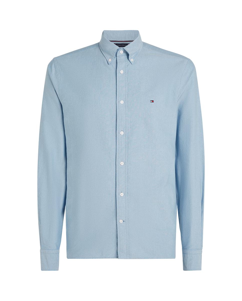 Imagen 0 de Camisa de hombre en oxford liso tallas grandes