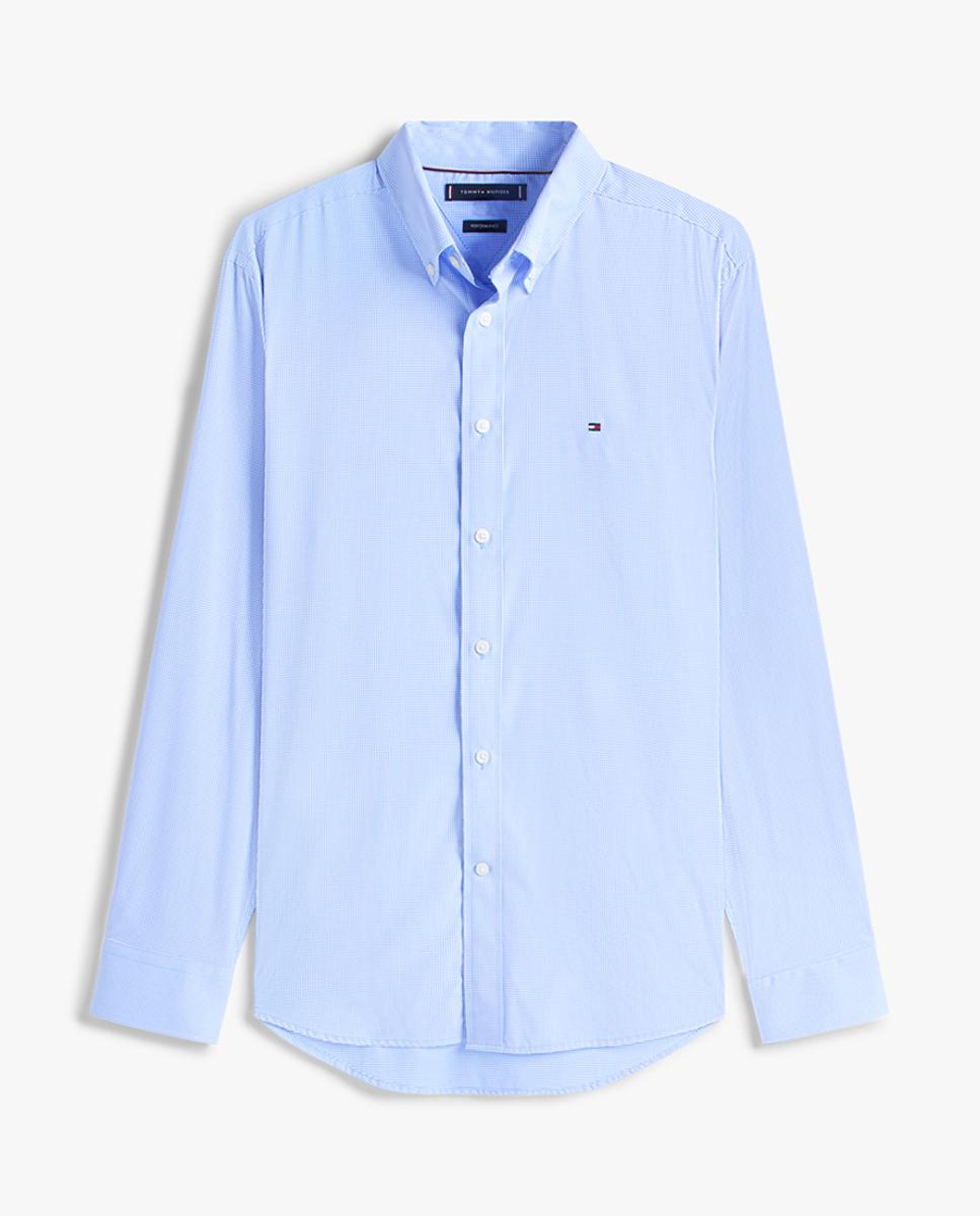 Imagen 0 de Camisa de caballero de la línea Performance con estampado de cuadros gingham