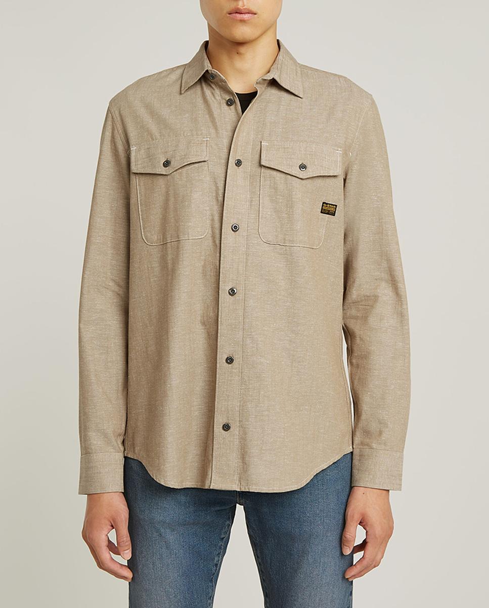 Imagen 0 de Camisa de hombre manga larga y corte ajustado