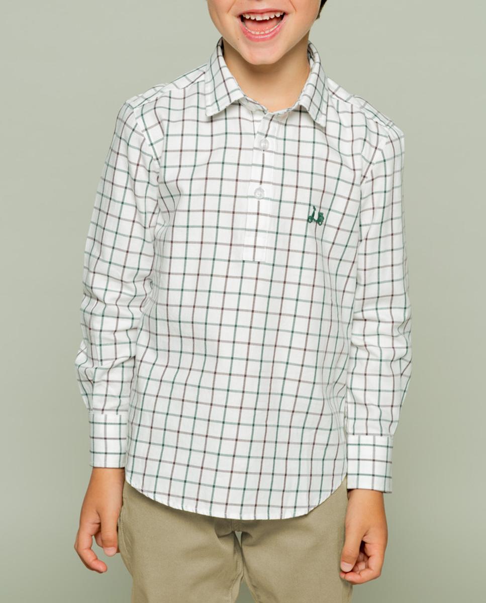 Imagen 0 de Camisa niño polera kibo dopo verde