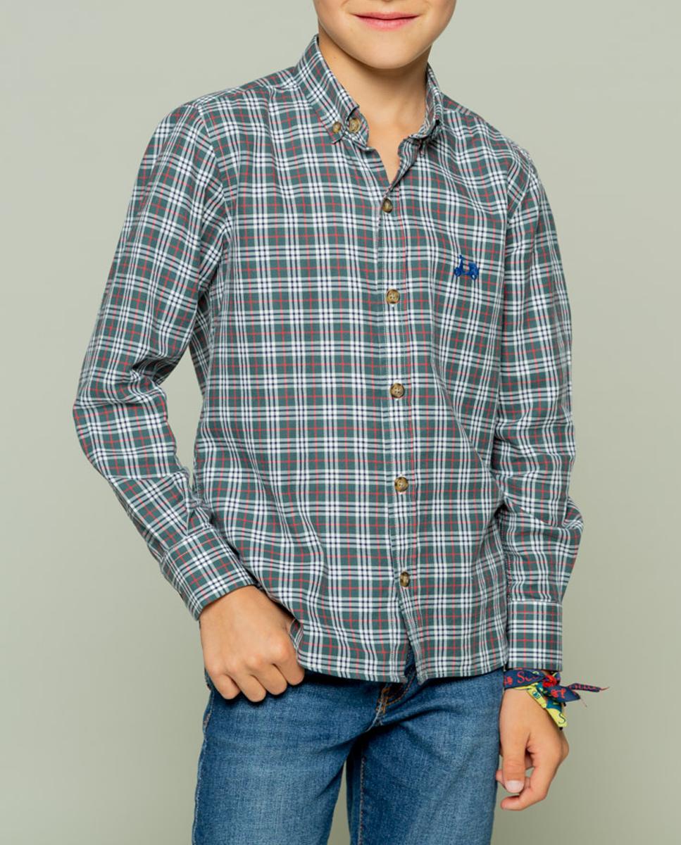 Imagen 0 de Camisa niño safari verde