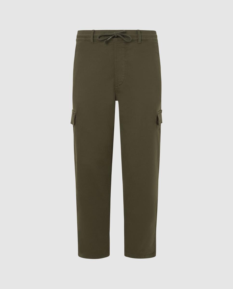 Imagen 0 de Pantalón de hombre ajustado con bolsillos cargo