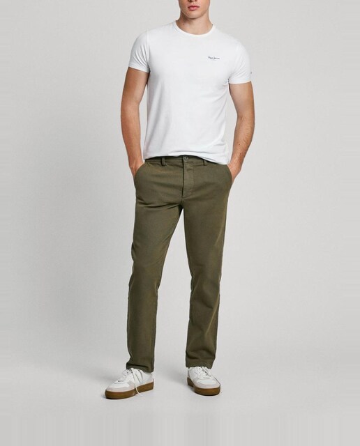 Imagen 0 de Pantalón de hombre estilo chino en algodón