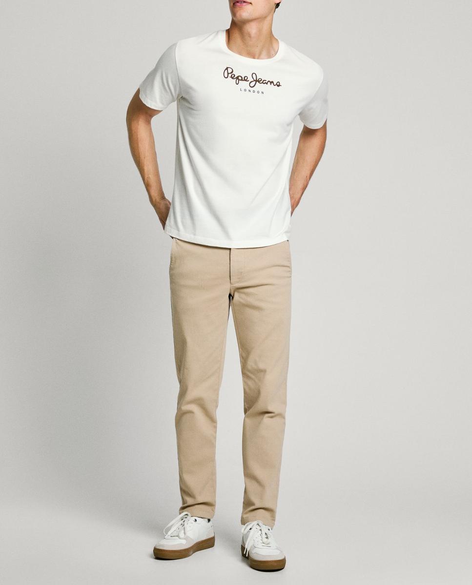 Imagen 0 de Pantalón de hombre estilo chino en algodón