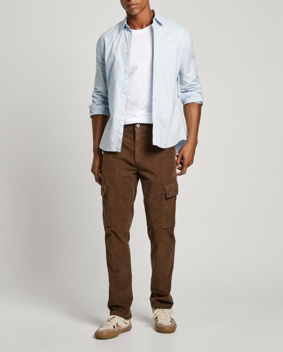 Imagen 0 de Pantalón de hombre estilo chino slim en algodón