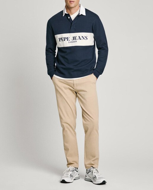 Imagen 0 de Pantalón de hombre chino en algodón estructura gymdigo