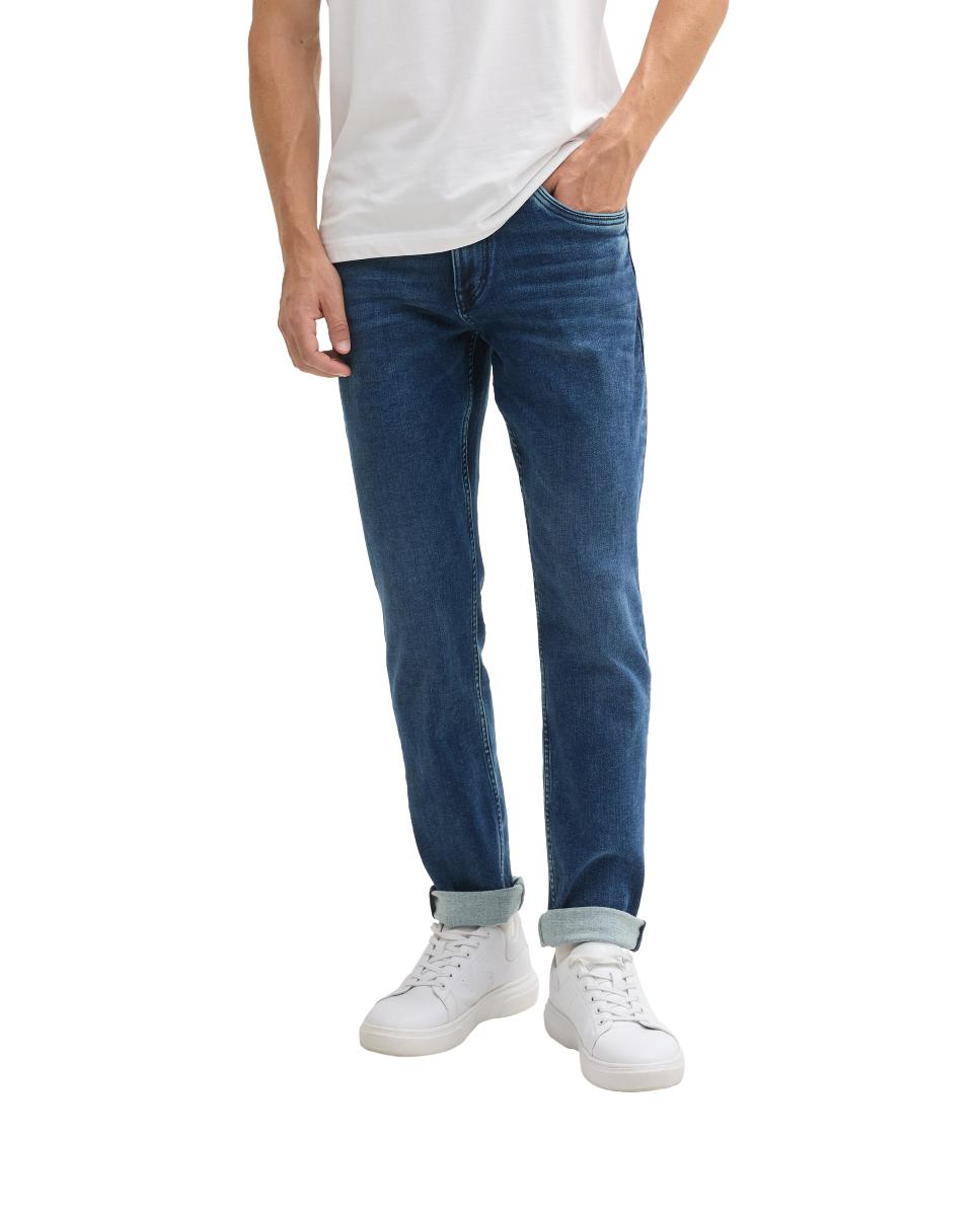 Imagen 0 de Vaqueros de hombre de color liso, corte slim