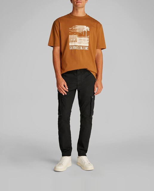 Imagen 0 de Pantalón cargo de hombre skinny lavados