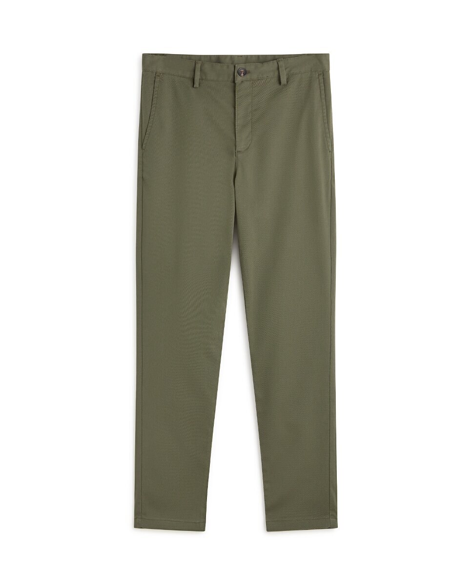 Imagen 0 de Pantalones de tiro medio y bolsillos franceses.