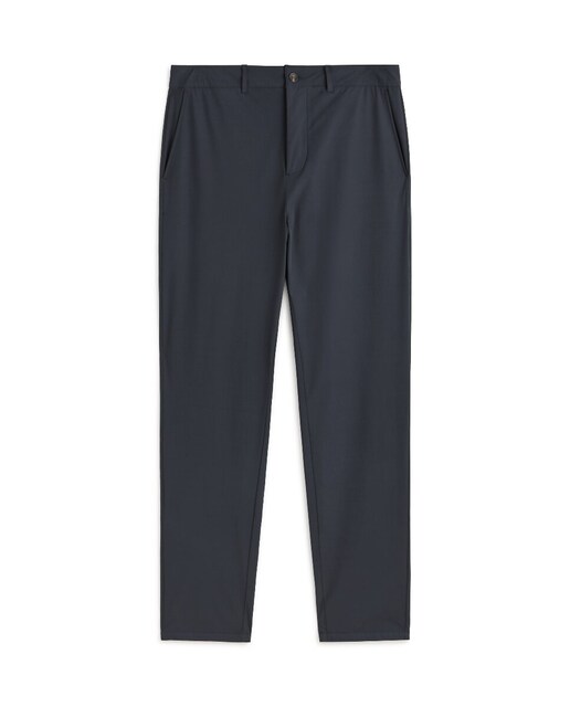 Imagen 0 de Pantalones de tiro medio y bolsillo trasero derecho con cremallera.
