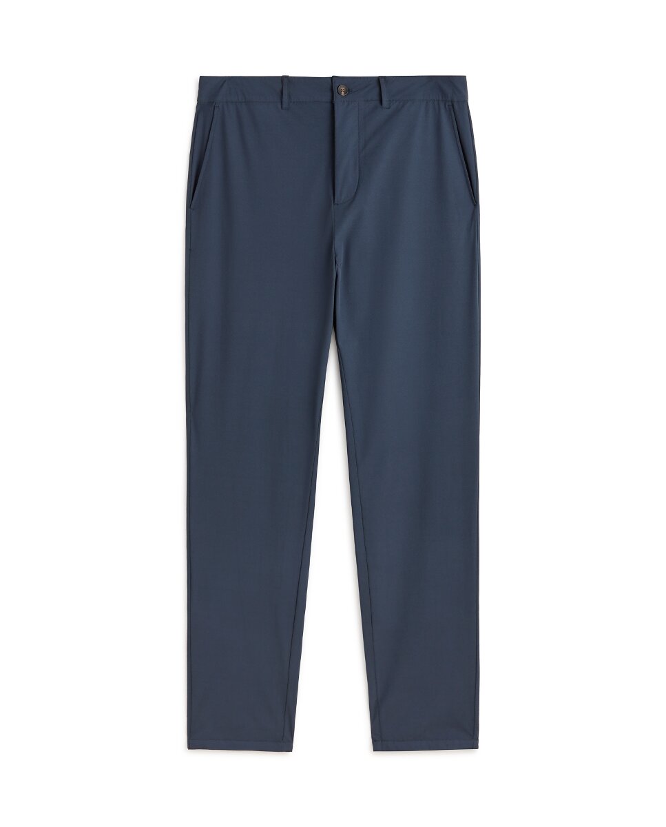 Imagen 0 de Pantalones de tiro medio y bolsillo trasero derecho con cremallera.