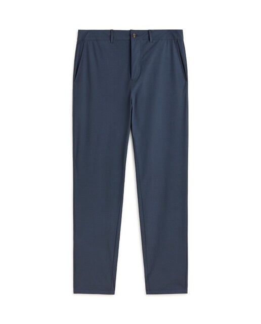 Imagen 0 de Pantalones de tiro medio y bolsillo trasero derecho con cremallera.