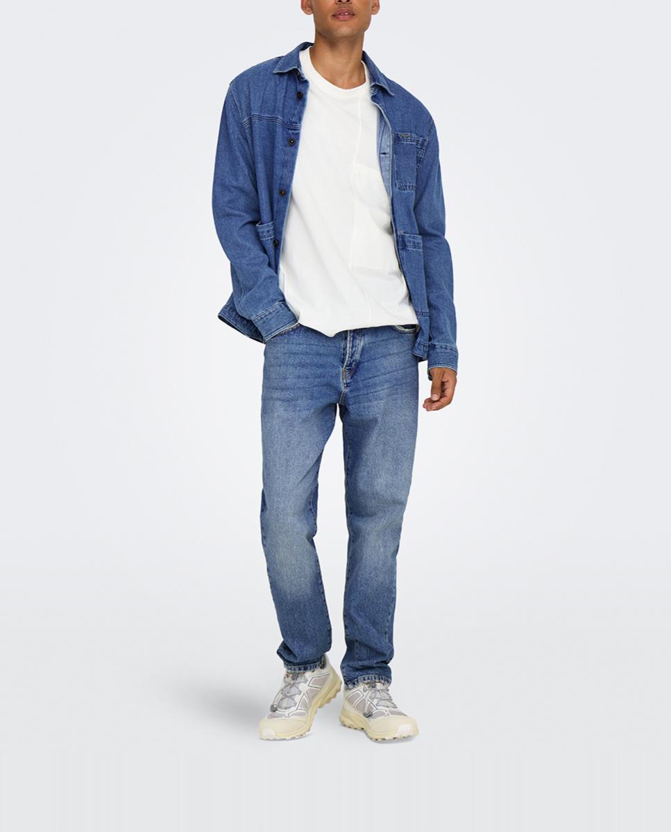 Imagen 0 de Pantalón vaquero de hombre de corte relajado