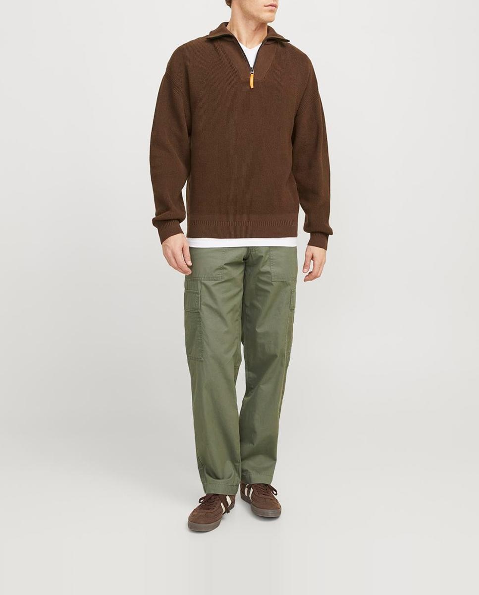 Imagen 0 de Pantalón cargo con bolsillos laterales de hombre