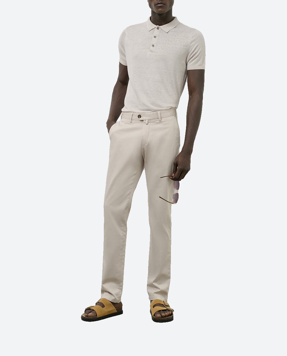 Imagen 0 de Chino de hombre regular fit algodón tintado