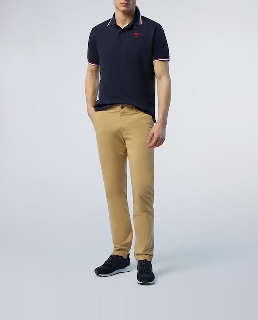 Imagen 0 de Pantalón chino de hombre en popelín elástico