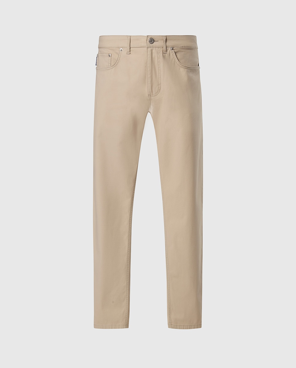 Imagen 0 de Pantalón 5 bolsillos de hombre en microdiseño