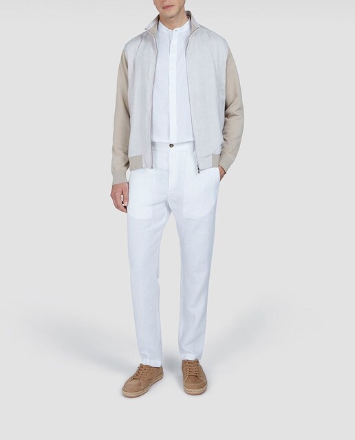 Imagen 0 de Pantalón sport de hombre de tallas grandes chino lino