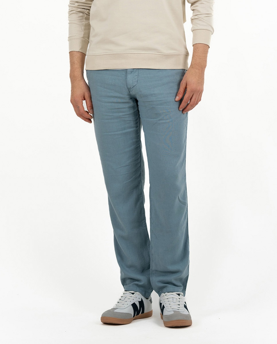Imagen 0 de Pantalón chino lino para hombre
