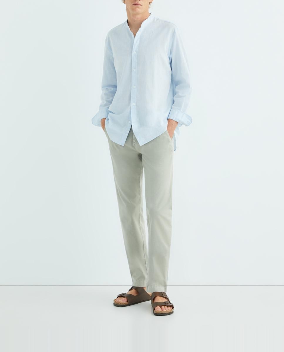 Imagen 0 de Pantalón chino de hombre de lino