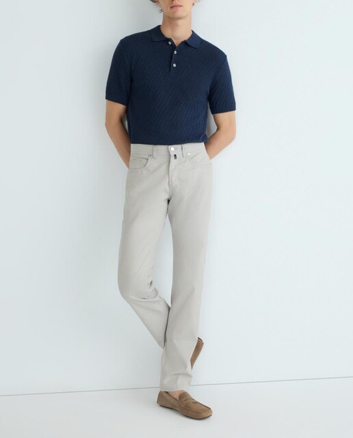 Imagen 0 de Pantalón de hombre 5 bolsillos tejido light con estructura