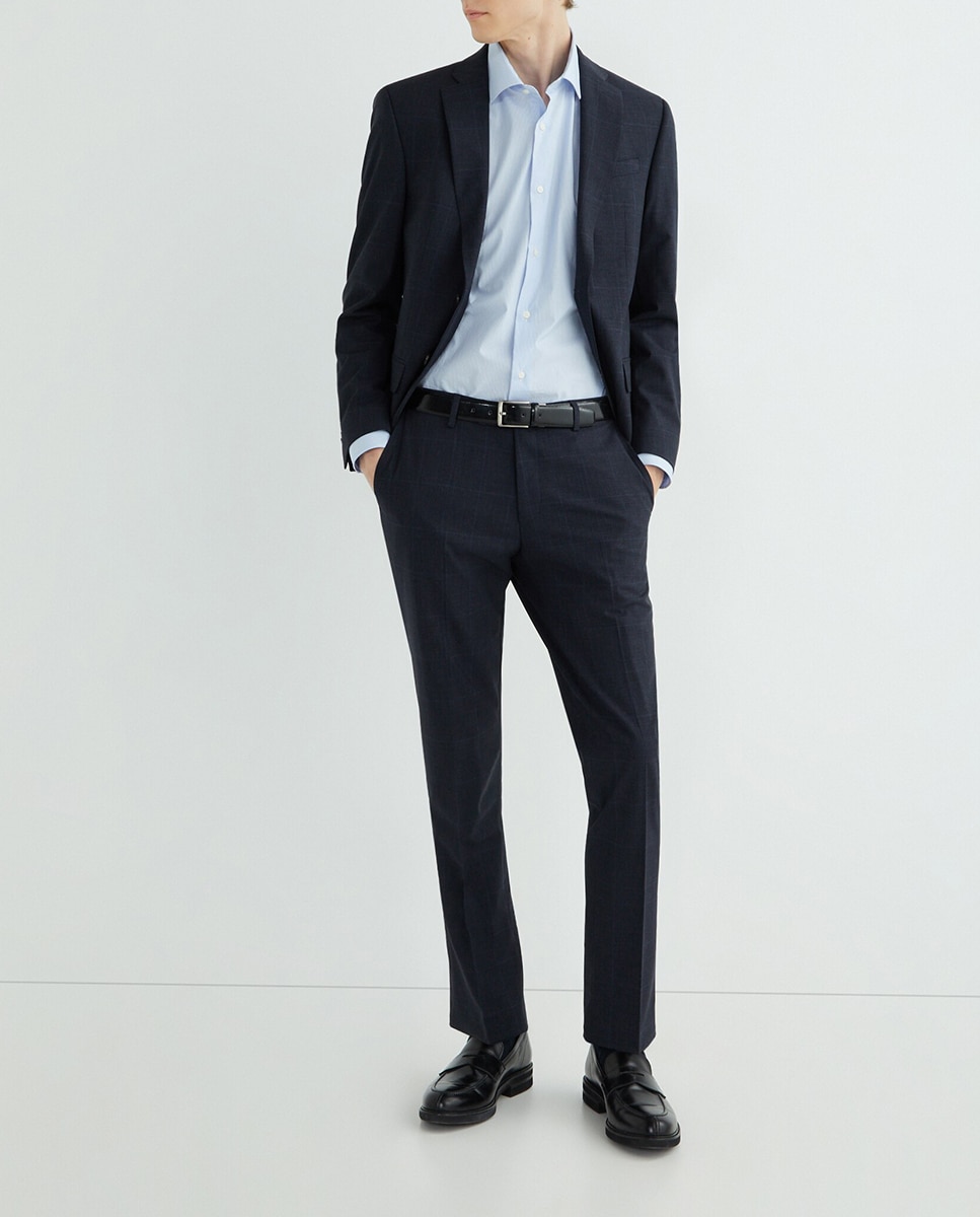 Imagen 0 de Pantalón Traje Cuadros de hombre