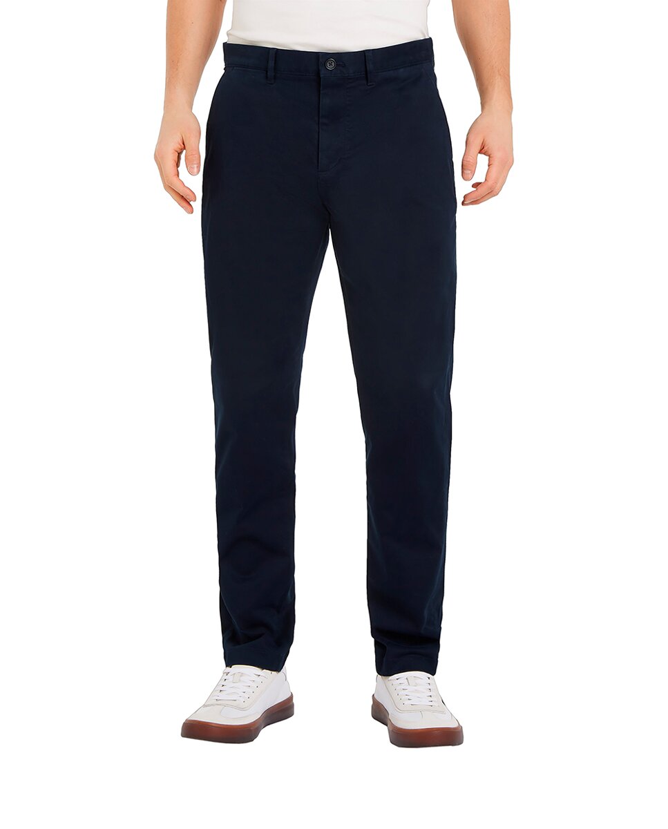 Imagen 0 de Pantalón chino de algodón y corte recto tallas grandes