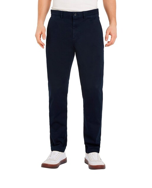 Imagen 0 de Pantalón chino de algodón y corte recto tallas grandes