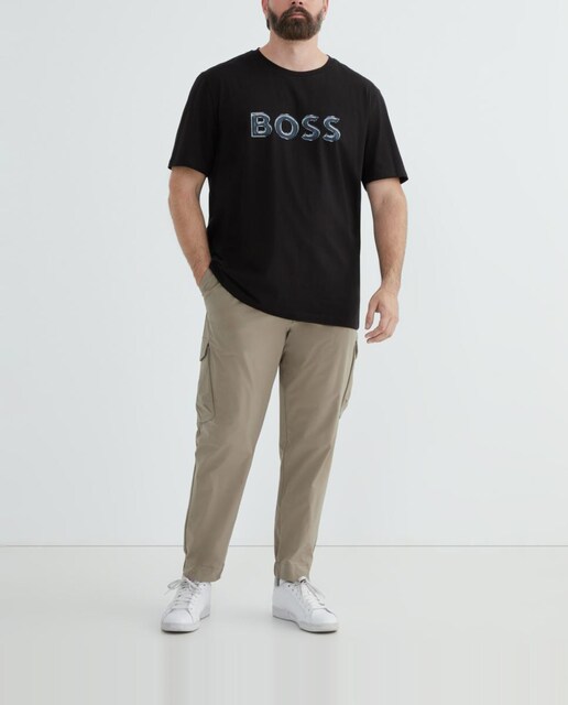 Imagen 0 de Pantalón cargo de hombre con bolsillos laterales tallas grandes