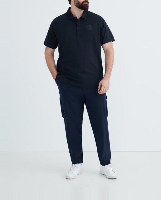 Imagen 0 de Pantalón cargo de hombre con bolsillos laterales tallas grandes
