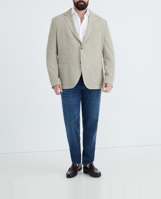 Imagen 0 de Pantalón vaquero de hombre tacto "Cashemere" tallas grandes