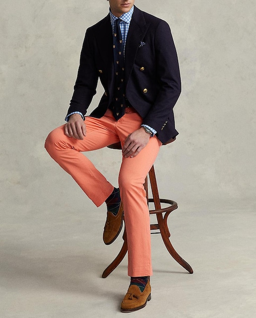 Imagen 0 de Pantalón chino de hombre slim fit de algodón