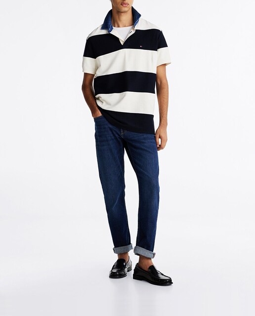 Imagen 0 de Pantalón vaquero de hombre de algodón y corte regular