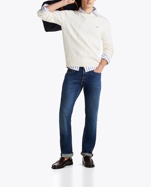 Imagen 0 de Pantalón vaquero de hombre de algodón y corte recto