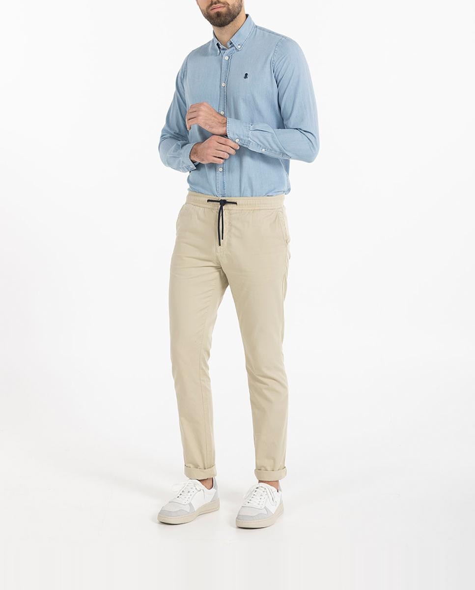 Imagen 0 de Pantalon jogger de hombre beige
