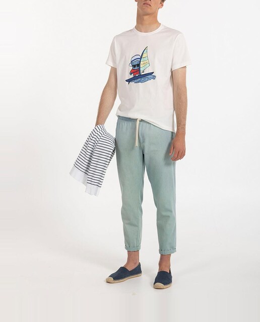 Imagen 0 de Vaquero de hombre slim azul claro