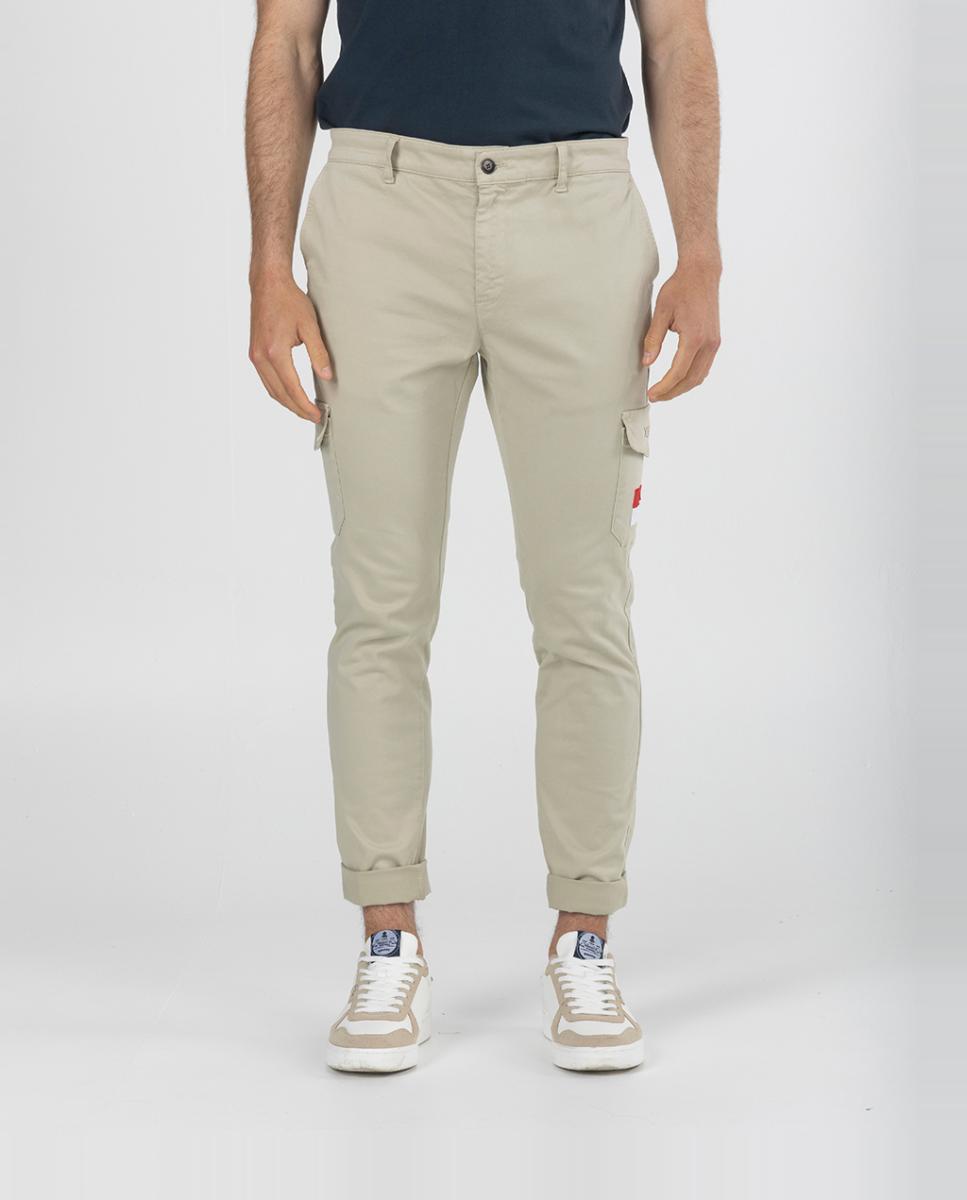 Imagen 0 de Pantalon cargo de hombre beige