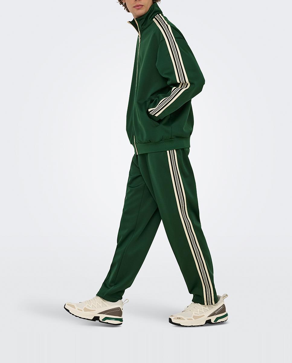 Imagen 0 de Pantalón de hombre estilo chandal regular fit