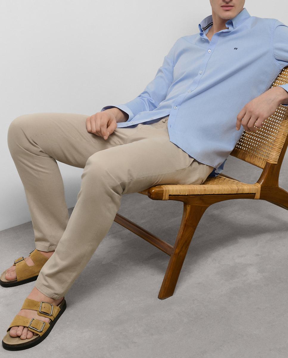 Imagen 0 de Chino de hombre regular fit tintado