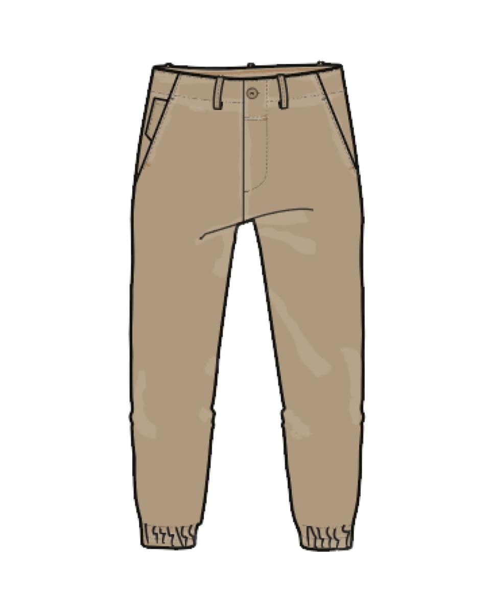 Imagen 0 de Pantalones de hombre chinos ajustados
