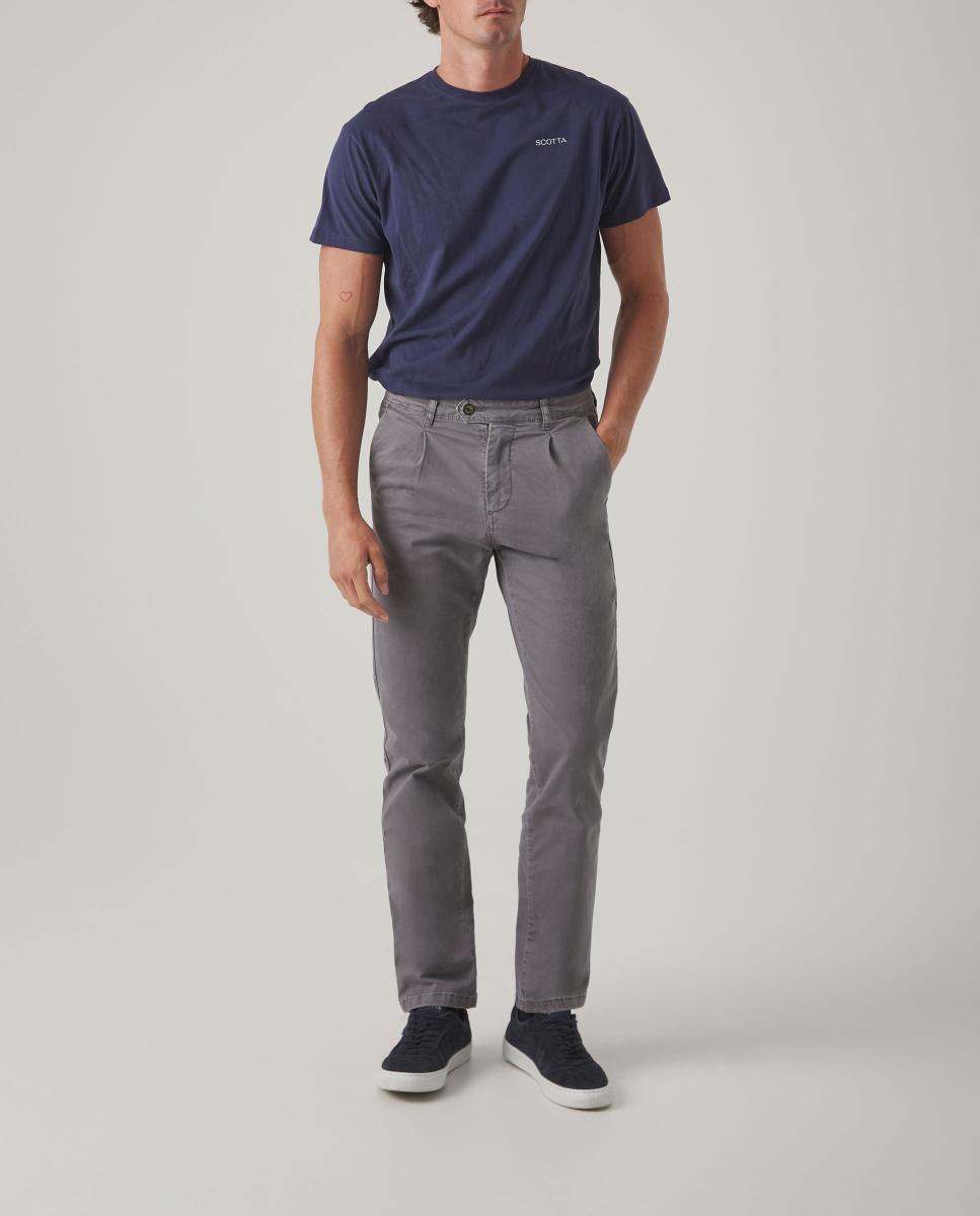 Imagen 0 de PANTALON STEVE CHINO REGULAR PINZA GRIS