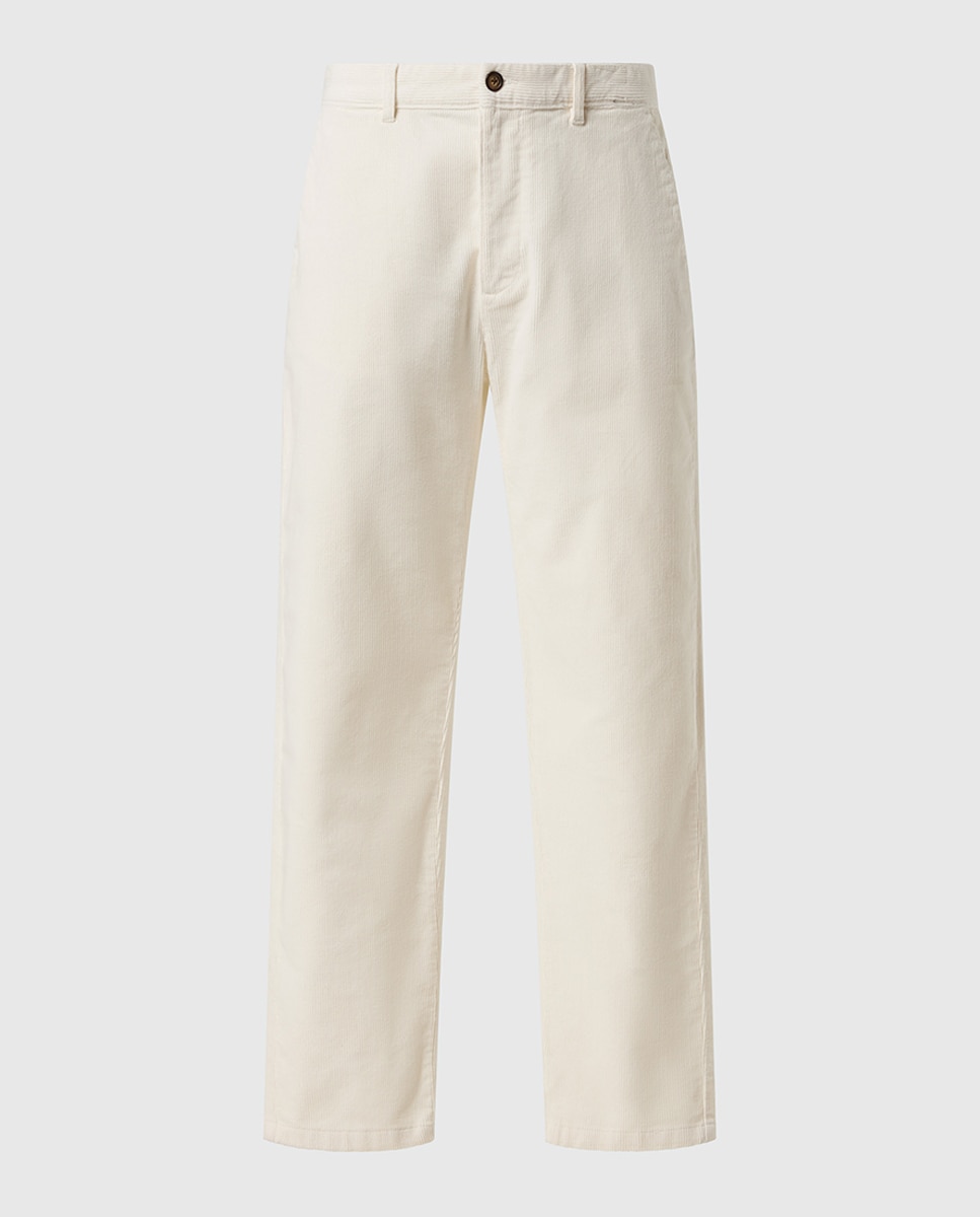 Imagen 0 de Pantalón chino slim fit en pana ecológica con bolsillos traseros y parche North Sails.
